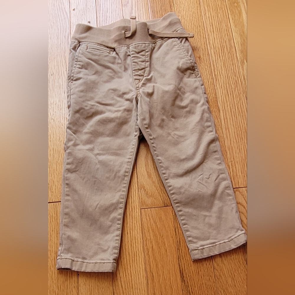 GAP Kids Khaki Pull-On Twill Pants, Size 2T